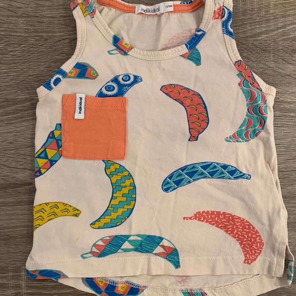 Indikidual 12 - 24 months Banana tank top - Picture 1 of 4